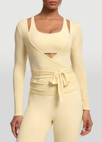 Seamless Pilates Wrap Top