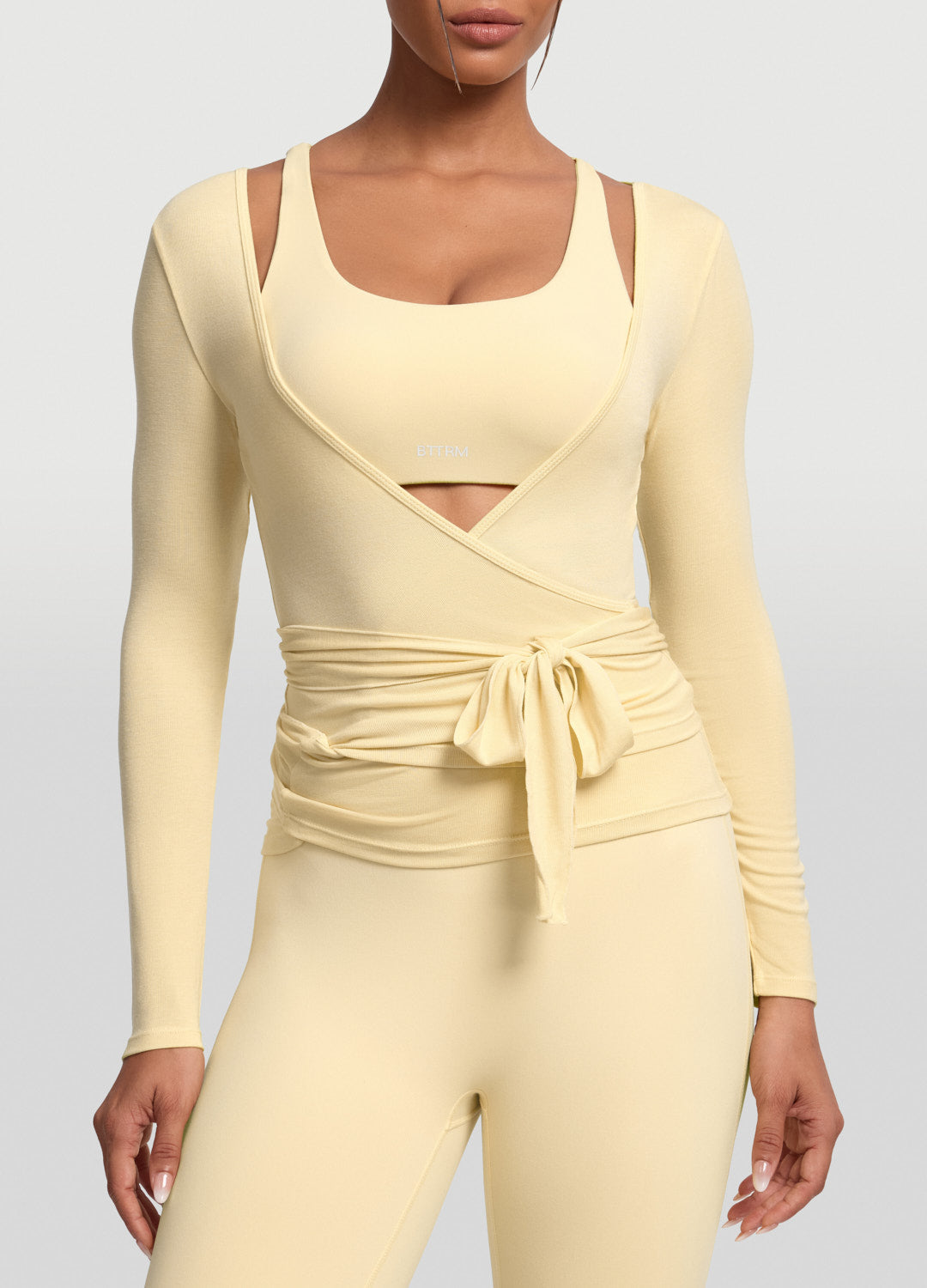Seamless Pilates Wrap Top