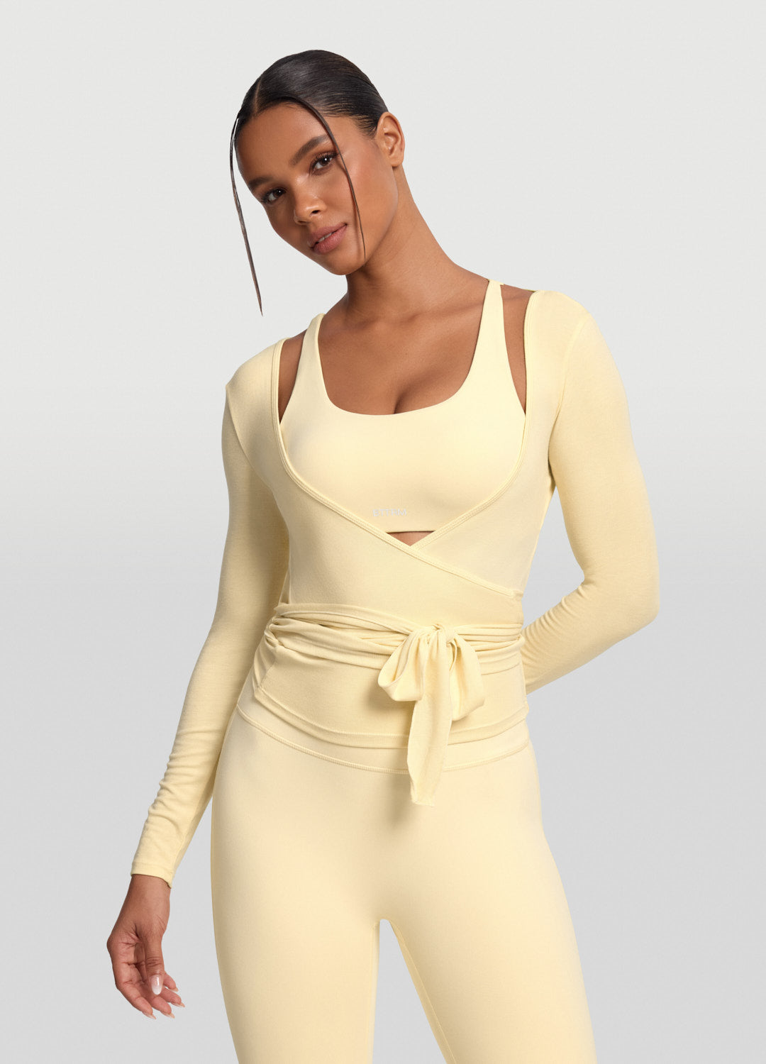 Seamless Pilates Wrap Top