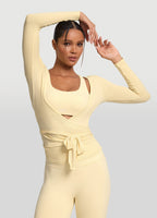 Seamless Pilates Wrap Top