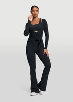 Seamless Pilates Wrap Top