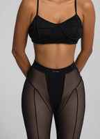 Semi-Sheer High-Rise Leggings