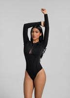 V-Panel Mesh Bodysuit