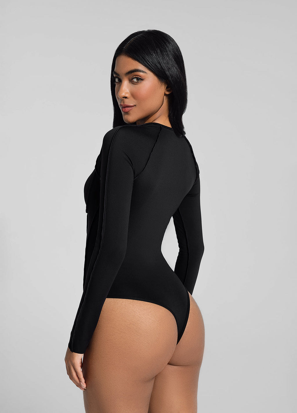 V-Panel Mesh Bodysuit