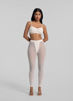 Semi-Sheer High-Rise Leggings