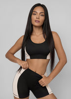 Two-Tone Contour Bra Top