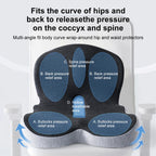 Memory Foam Lumbar Pillow Seat Cushion