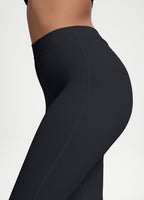 Scrunch Back Flared Leggings