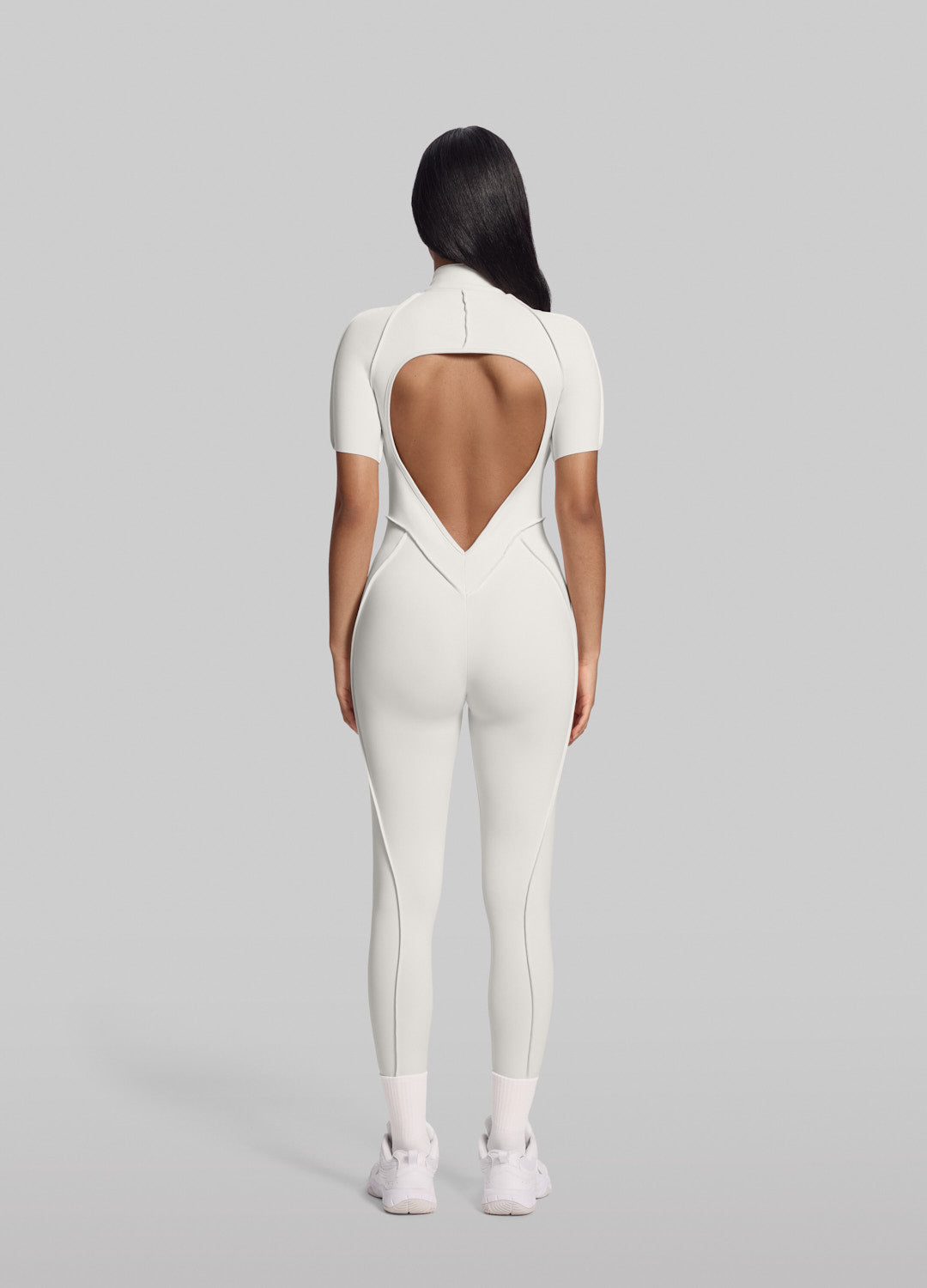 Short Sleeve Full-Length Catsuit