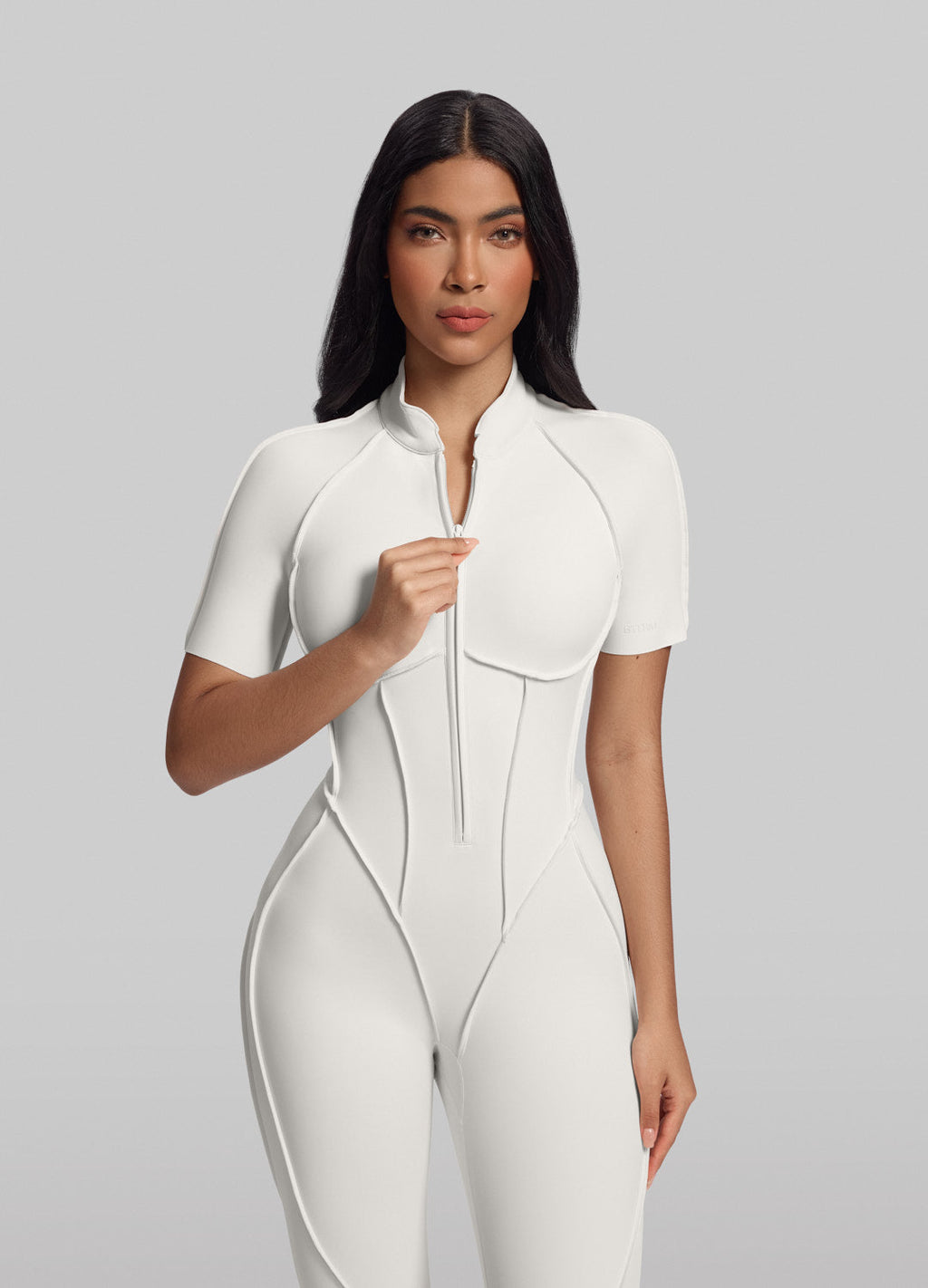 Short Sleeve Full-Length Catsuit