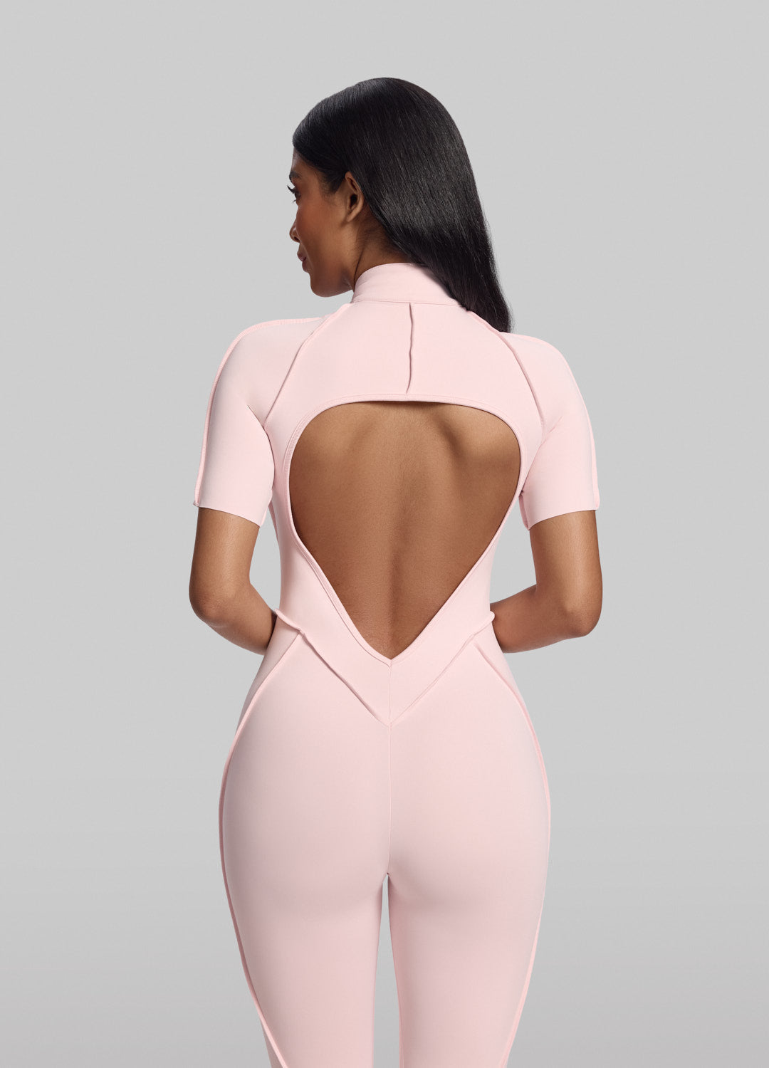 Short Sleeve Full-Length Catsuit