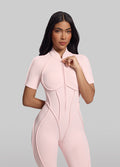 Short Sleeve Full-Length Catsuit