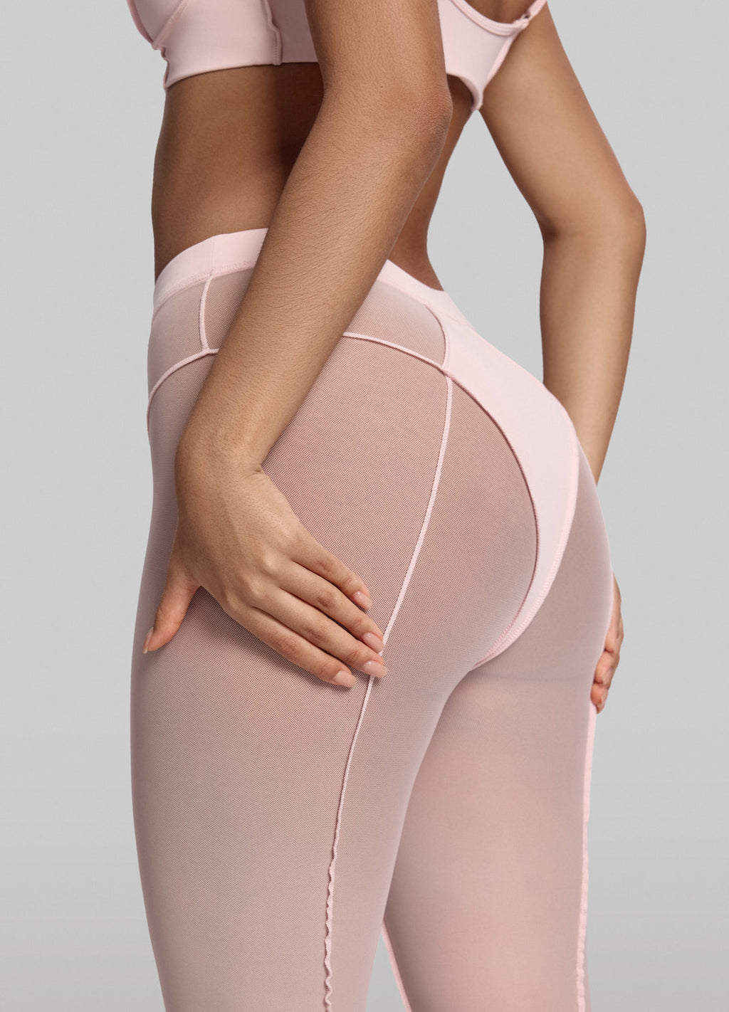 Semi-Sheer High-Rise Leggings
