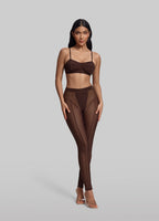 Semi-Sheer High-Rise Leggings