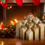 Nativity Scene Column Statues
