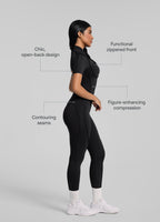 Short Sleeve Full-Length Catsuit