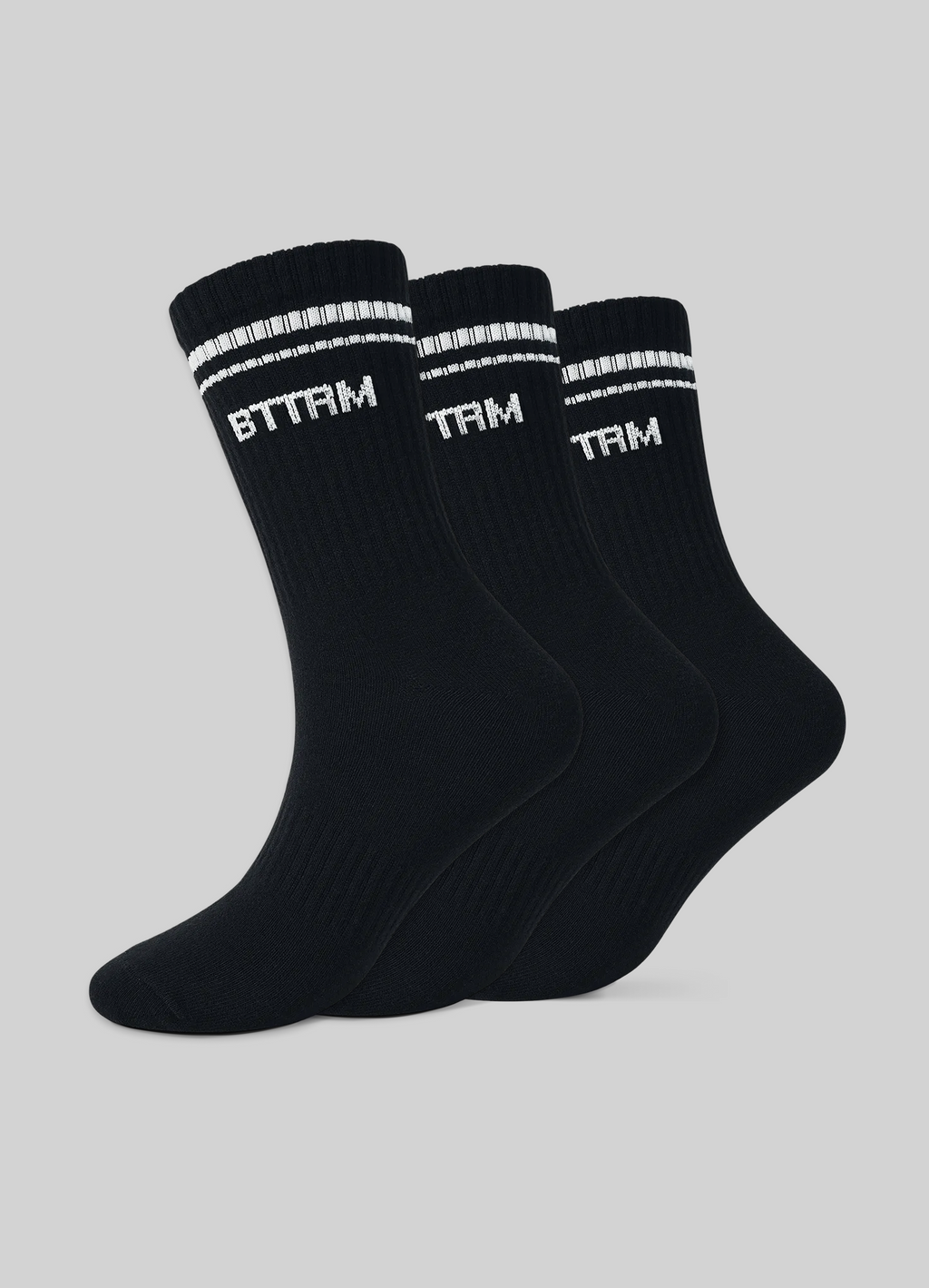 Unisex Half-Crew Socks 3-Pack