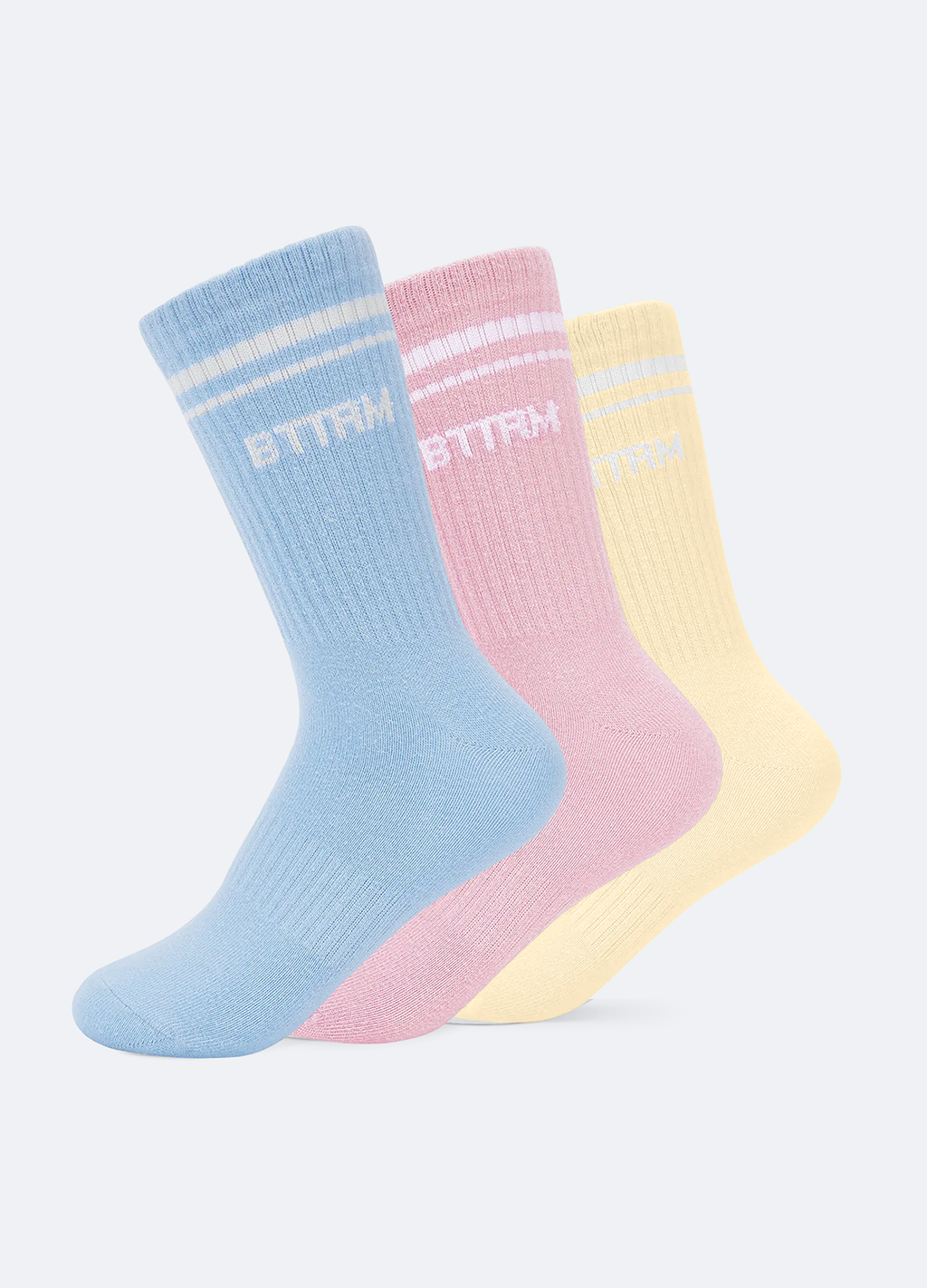 Unisex Half-Crew Socks 3-Pack