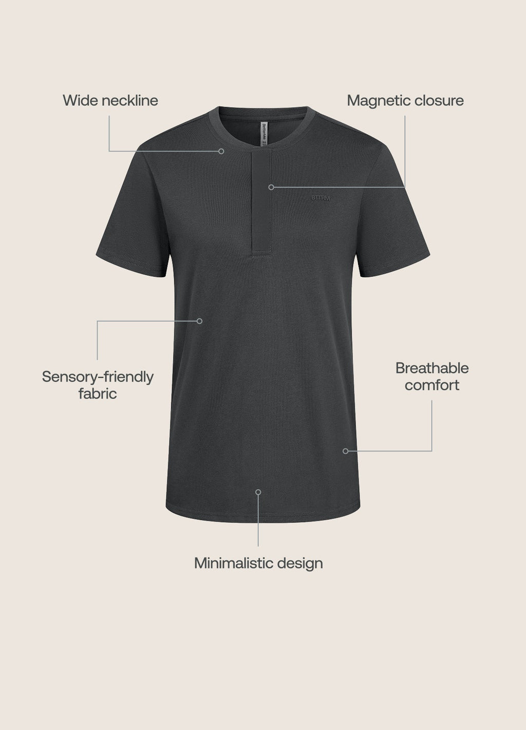 Sensory Comfort Adaptive T-Shirt