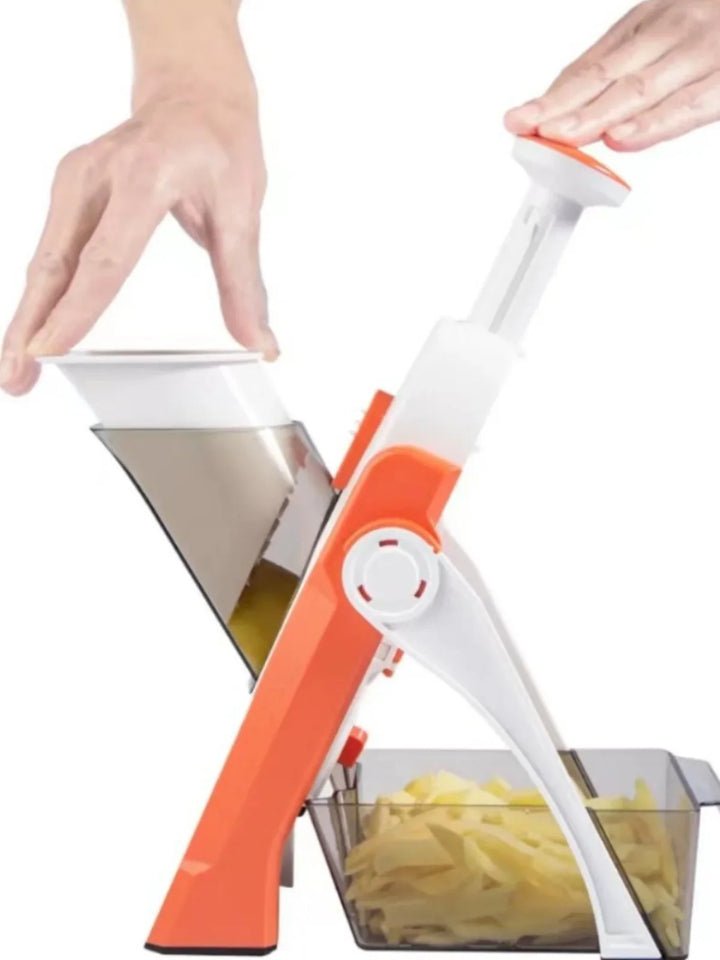 Kitchen Slicer With Adjustable Thickness And Collection