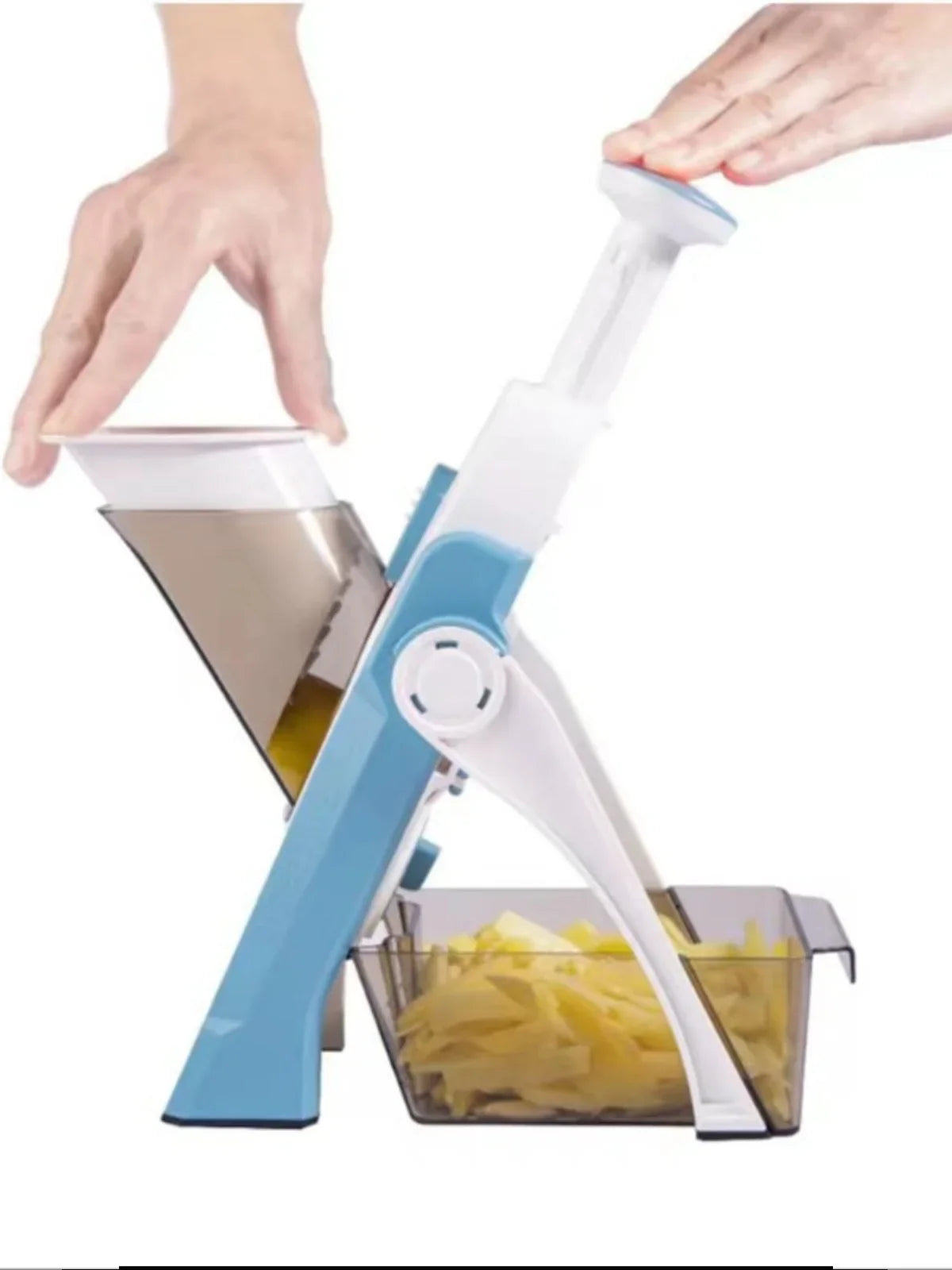 Kitchen Slicer With Adjustable Thickness And Collection