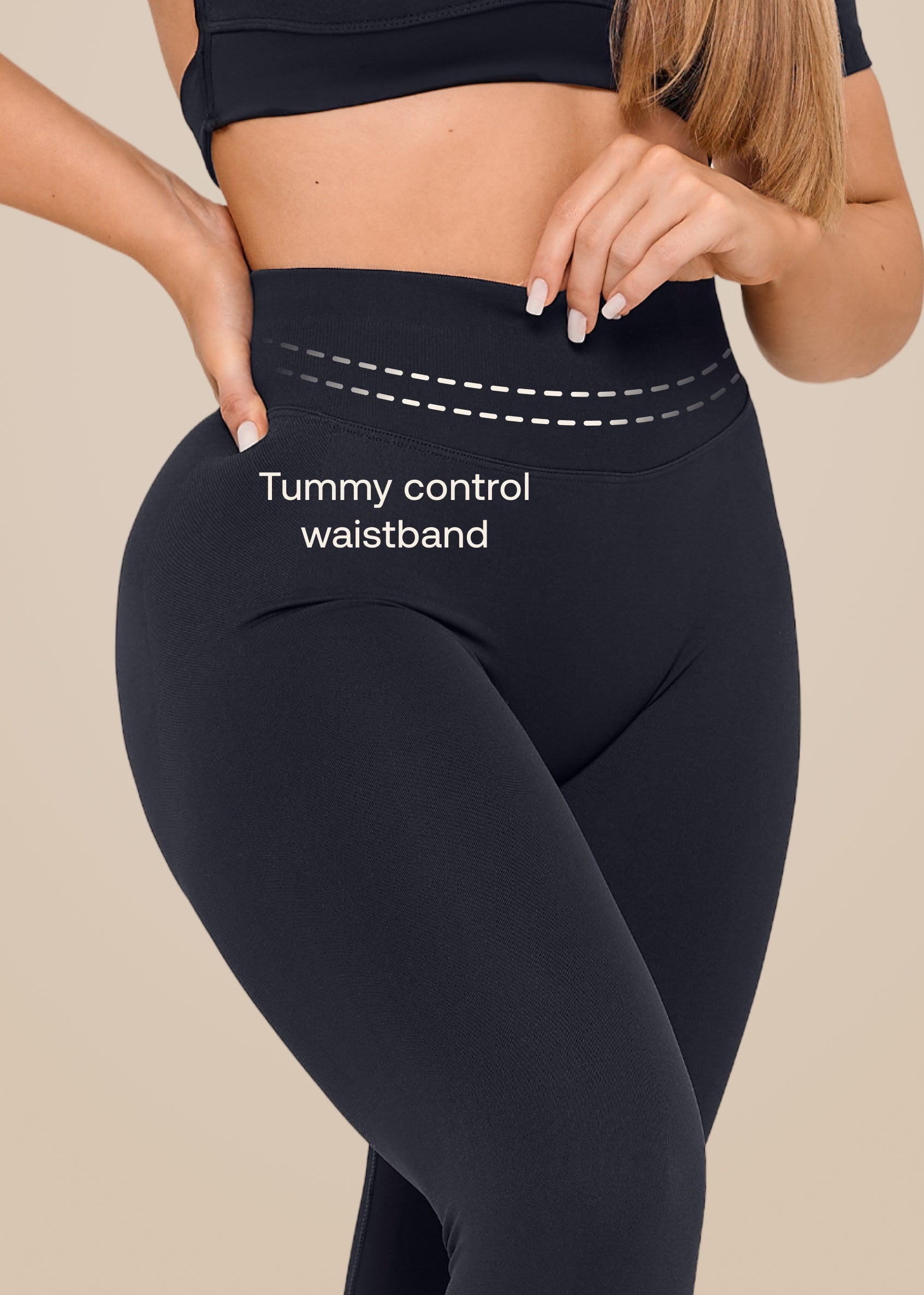 Ultrasculpt High Waisted Butt Lifting Tummy Control Shapin…