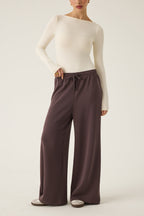 Wide Leg Track Bottom