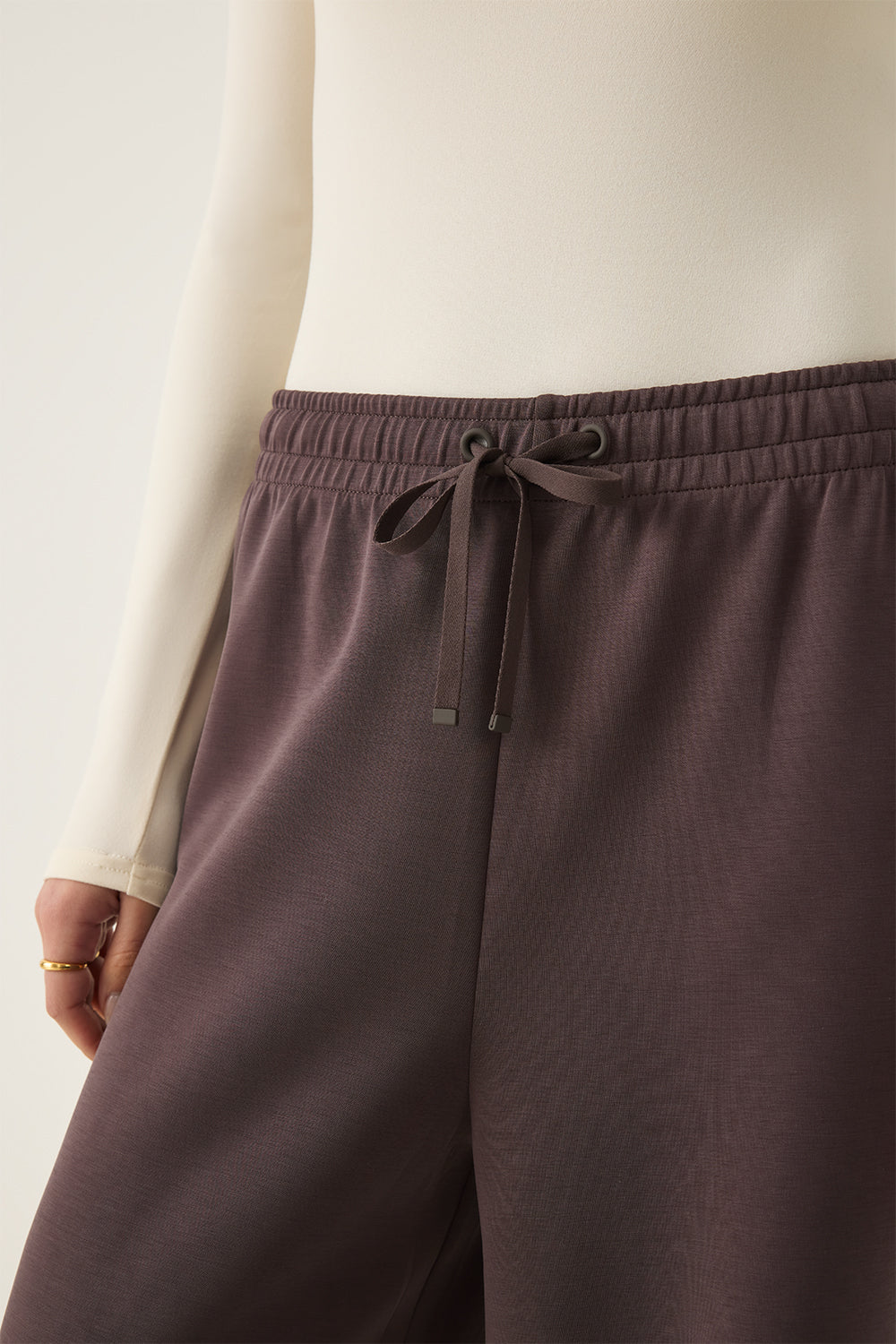 Wide Leg Track Bottom