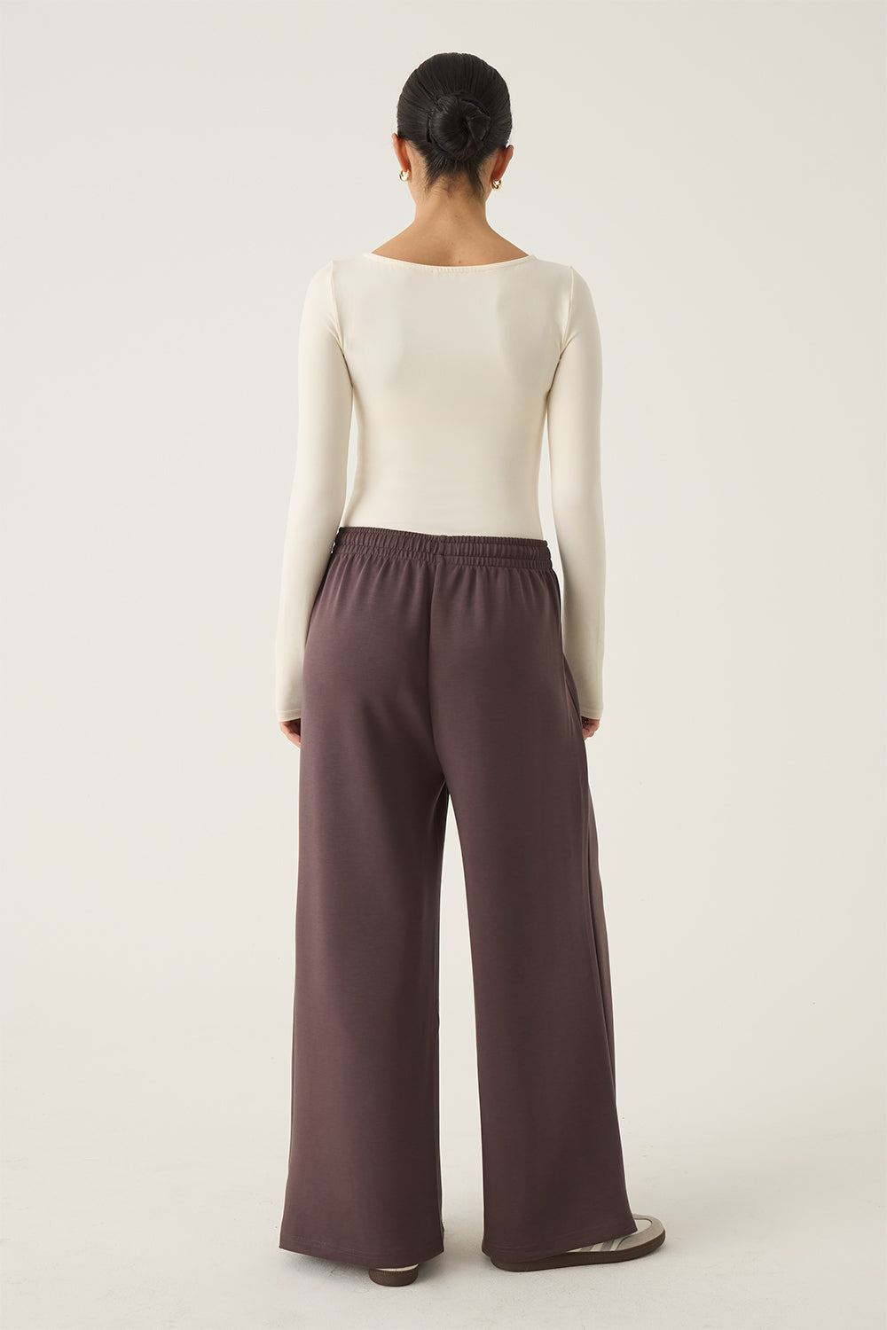 Wide Leg Track Bottom