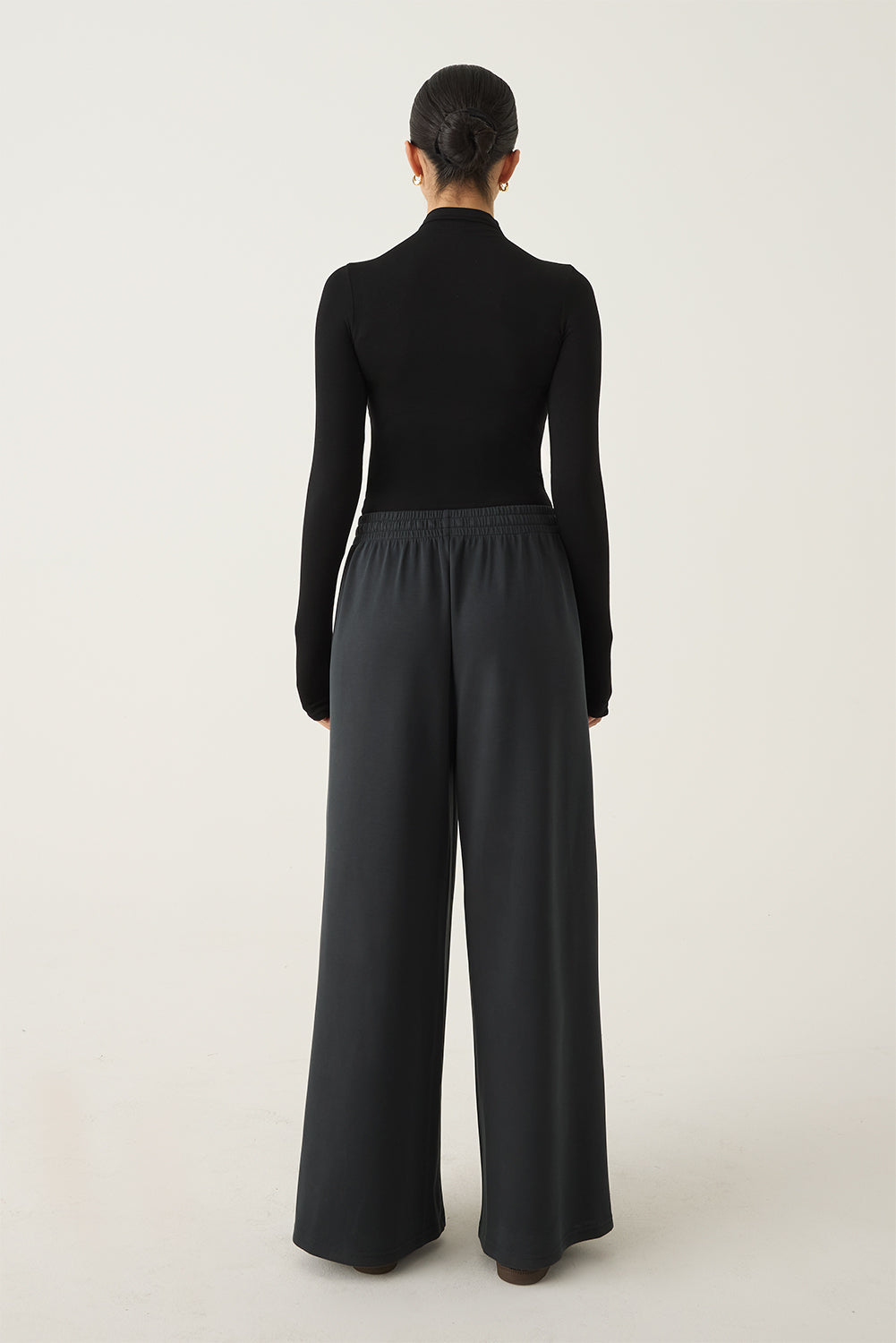 Wide Leg Track Bottom