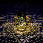 Weatherproof LED Solar Pendant Light For The Garden