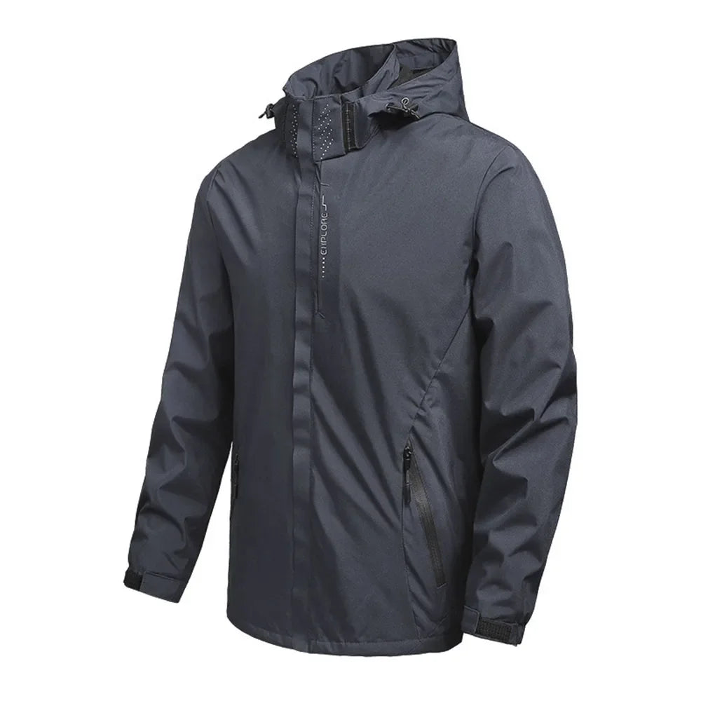 Waterproof Hooded Rain Jacket for Men