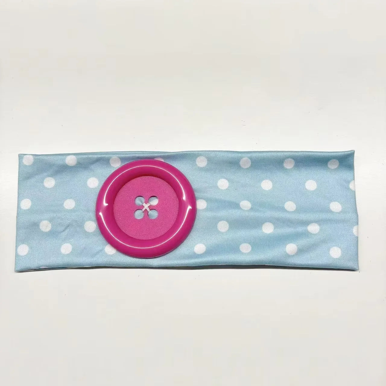 Y2K Retro Boho Breeze Wind Dot Stretch Women's Hairbands Korean Ins Fashion Wide Headbands Yoga Sports Dating Hair Accessories