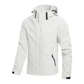 Men's Waterproof Rain Jacket Lightweight Outer Hooded Outdoor Raincoat Hiking Windproof Jacket Climbing Outdoor Jackets
