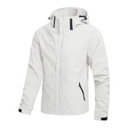 Men's Waterproof Rain Jacket Lightweight Outer Hooded Outdoor Raincoat Hiking Windproof Jacket Climbing Outdoor Jackets