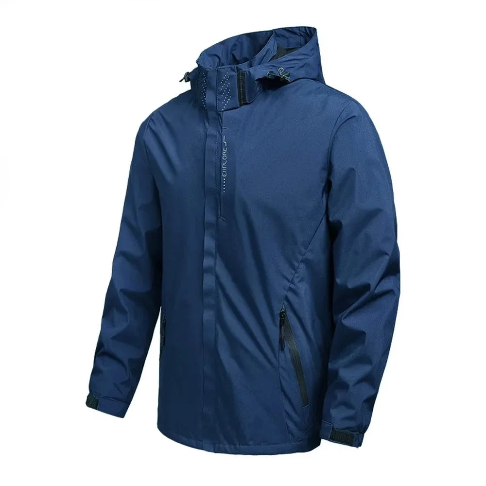 Waterproof Hooded Rain Jacket for Men