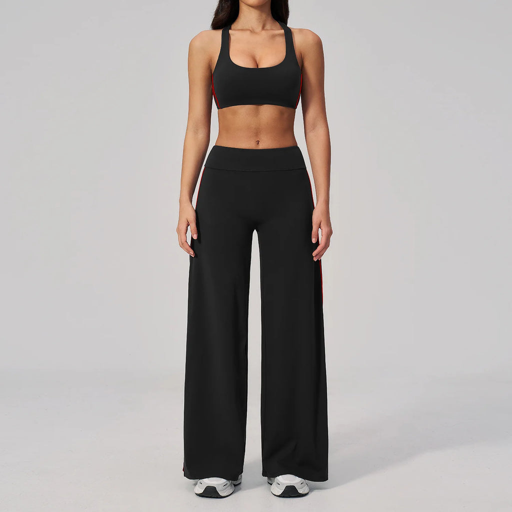 Sport Yoga Set 2PCS Fitness Suit Women Tracksuit Yoga Outfits Gym Clothes Female Short Sleeves Running Workout Set Yoga Clothing