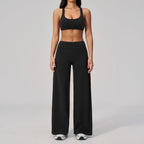 Sport Yoga Set 2PCS Fitness Suit Women Tracksuit Yoga Outfits Gym Clothes Female Short Sleeves Running Workout Set Yoga Clothing