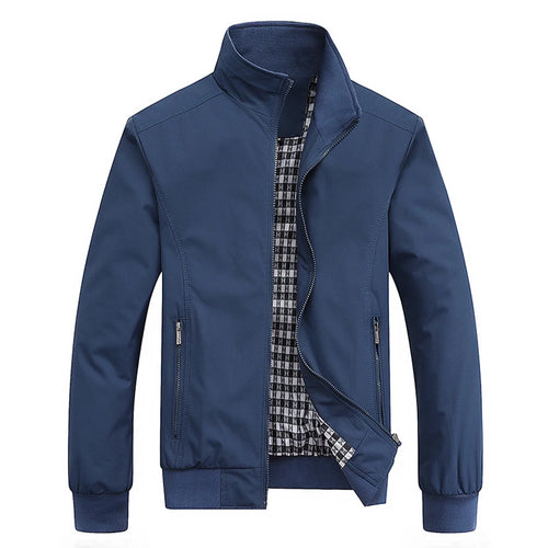 2025 Fashion Spring Jackets Men Casual Solid Color Bomber Jacket Men New in Outwears Baseball Overcoat Clothing Men's Jacket 6XL