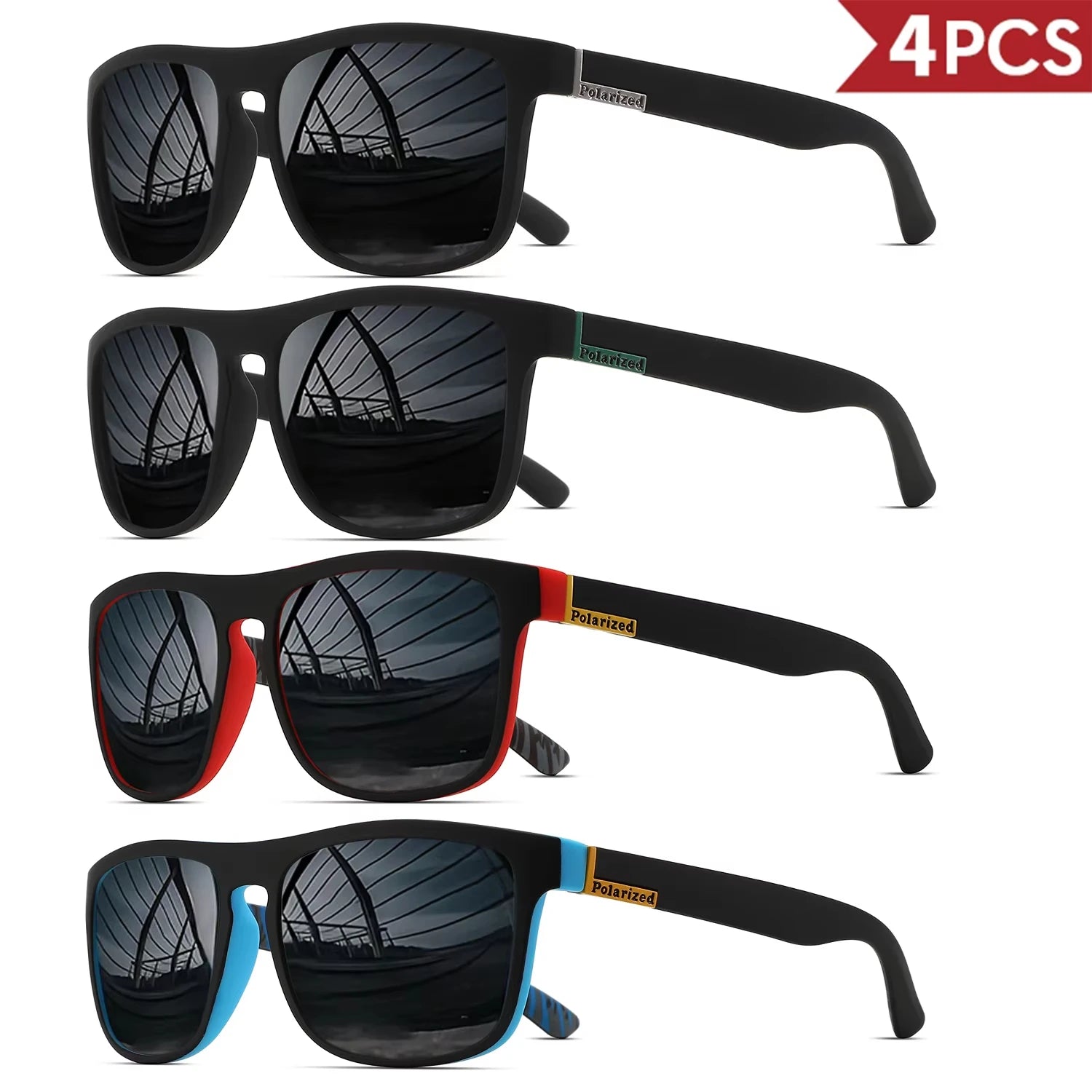 Classical Square Polarized Sports Sunglasses Unisex