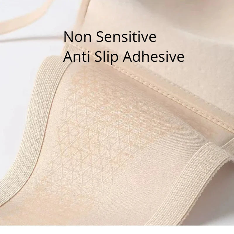 Strapless Bra for Women One-pieces Sexy Tops Seamless Bra Corset Traceless Nude Shaping Underwear Gathering Push Up Bra