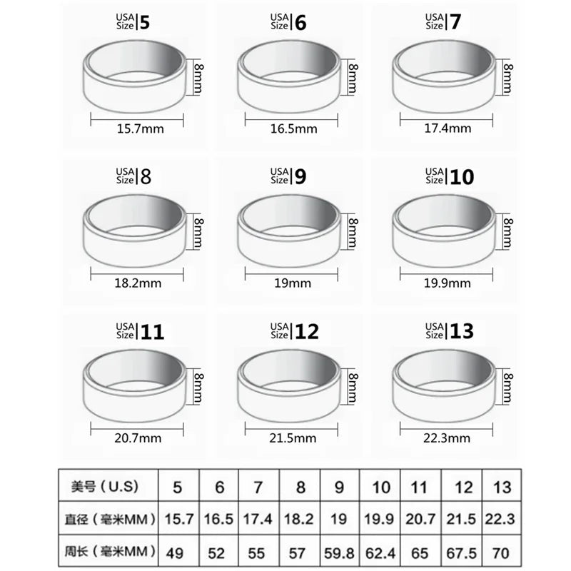 HNSP 316L Stainless Steel Rectangle Blank Seal Ring For Men DIY Signet Ring Finger Jewelry Accessories