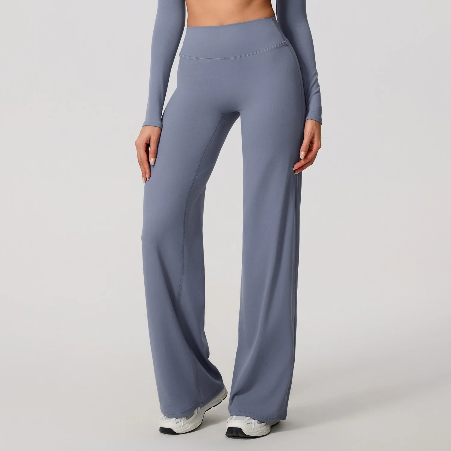 New Summer High Waist Wide-Leg Yoga Joggers Women's Autumn Casual Outdoor Sweatpants Female Straight Tracksuit Bottoms