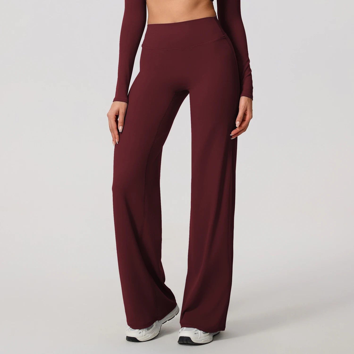 New Summer High Waist Wide-Leg Yoga Joggers Women's Autumn Casual Outdoor Sweatpants Female Straight Tracksuit Bottoms