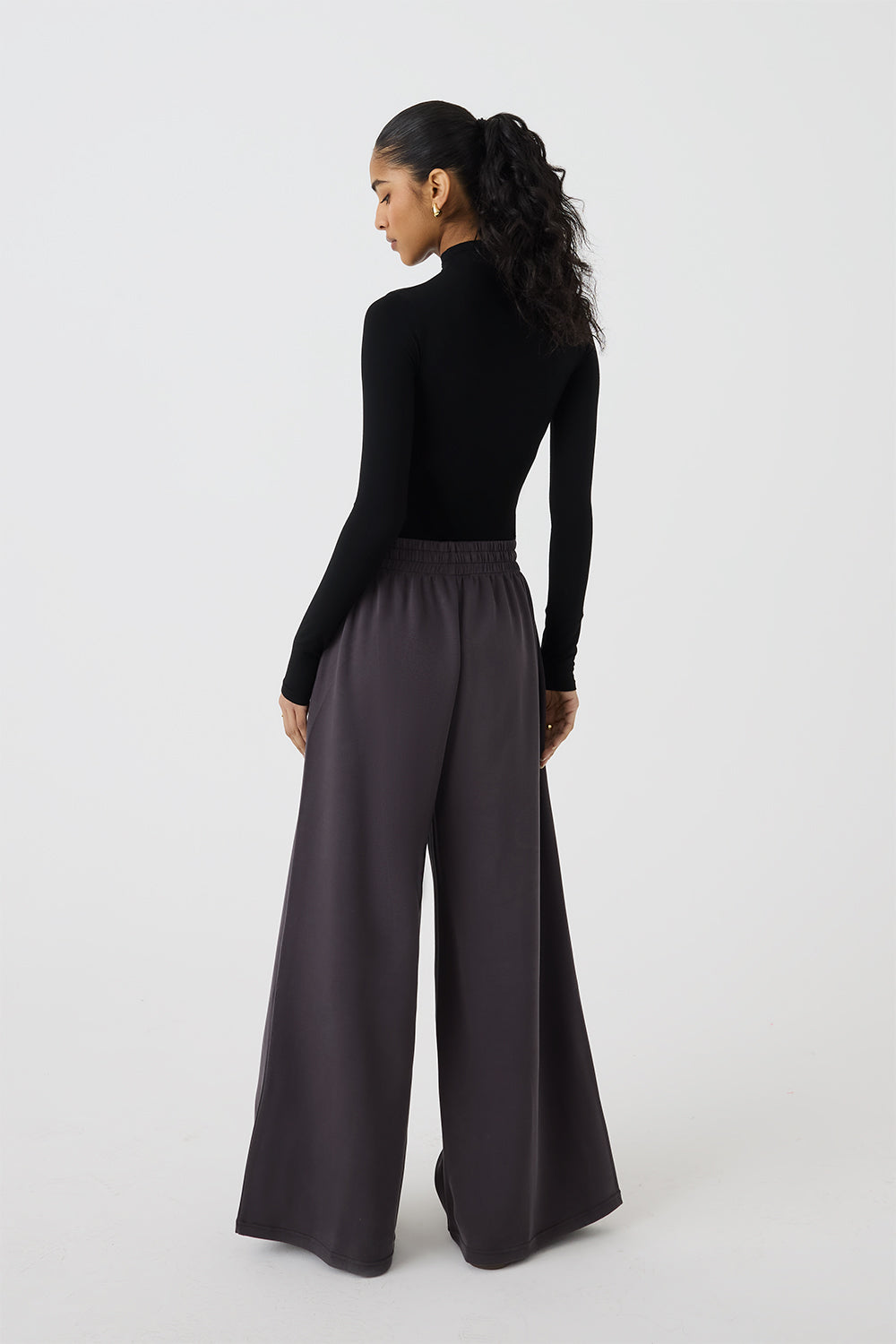 Wide Leg Track Bottom