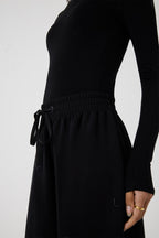 Wide Leg Track Bottom
