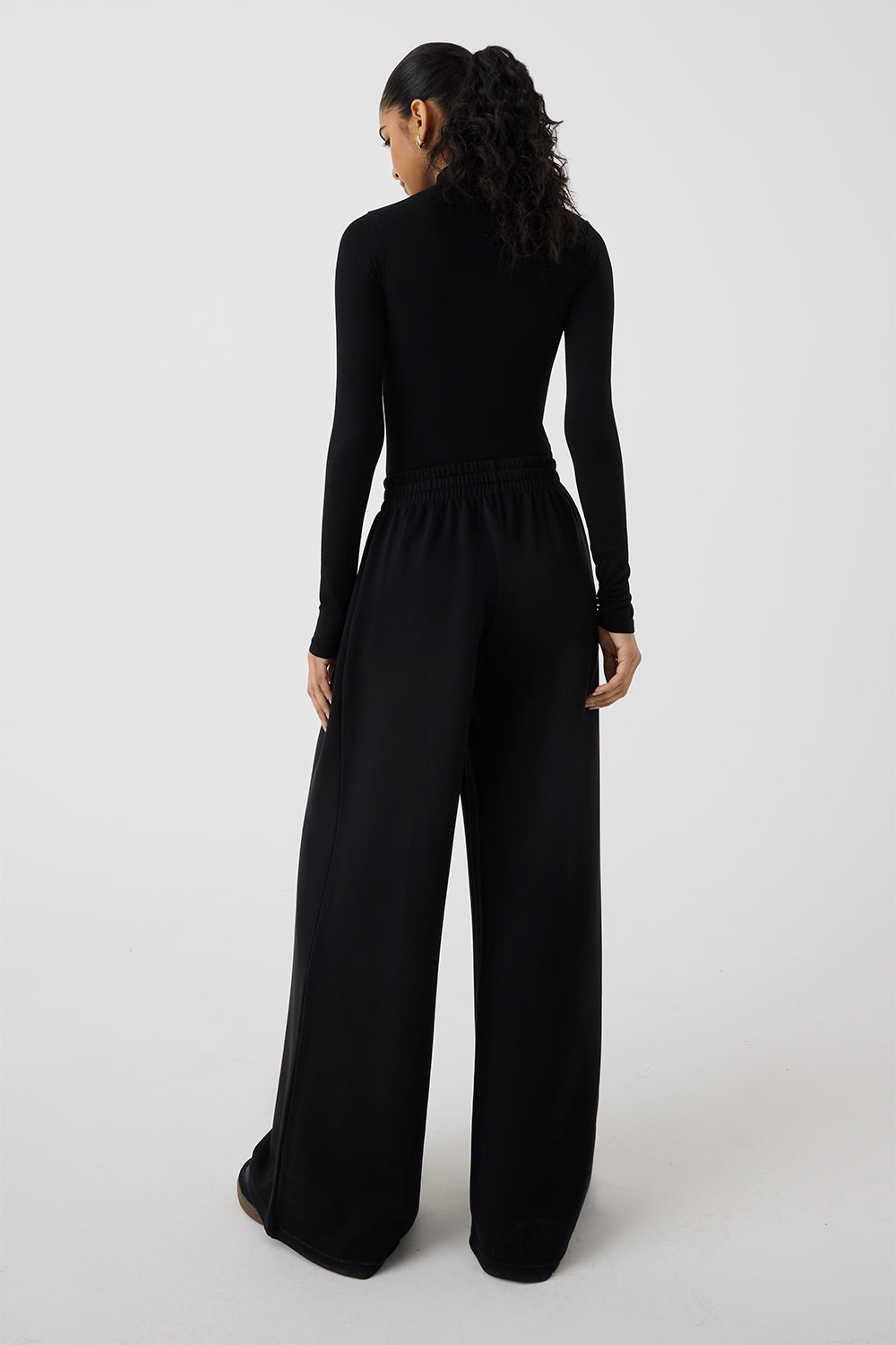 Wide Leg Track Bottom