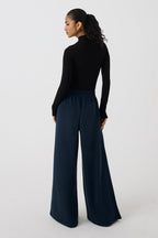 Wide Leg Track Bottom