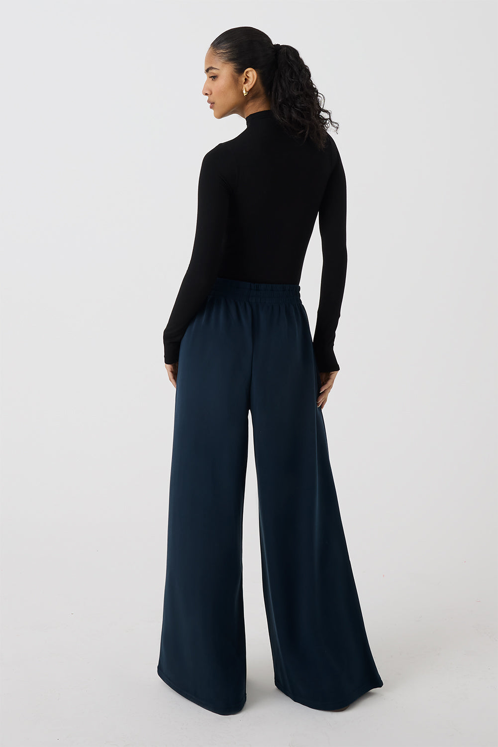 Wide Leg Track Bottom
