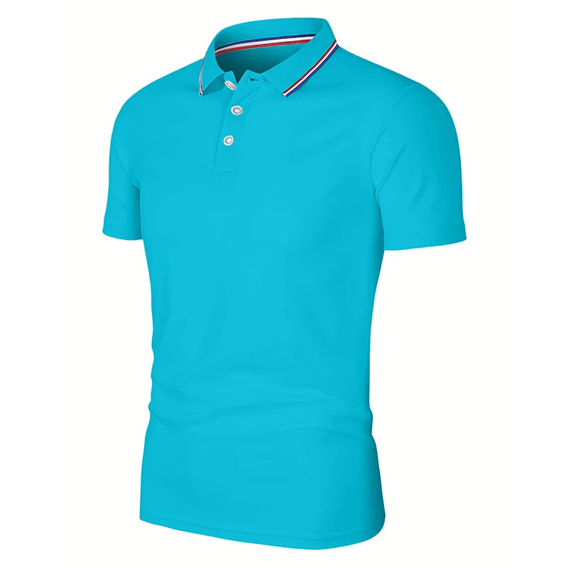 Breathable Casual Polo Shirt for Men